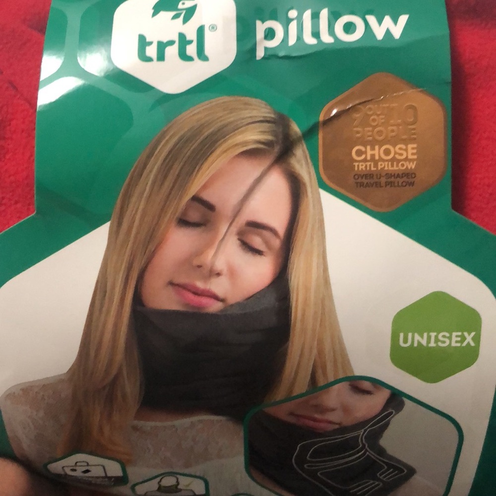 TRTL Travel Pillow Unisex NEW in package charcoal - Picture 2 of 11